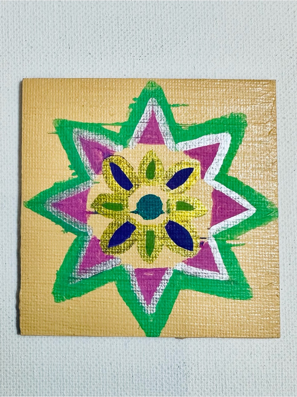 Multicolor Mandala Magnet